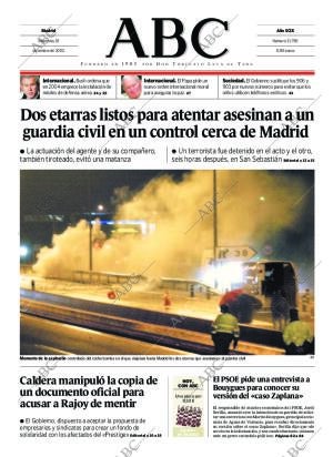 ABC MADRID 18-12-2002 página 1