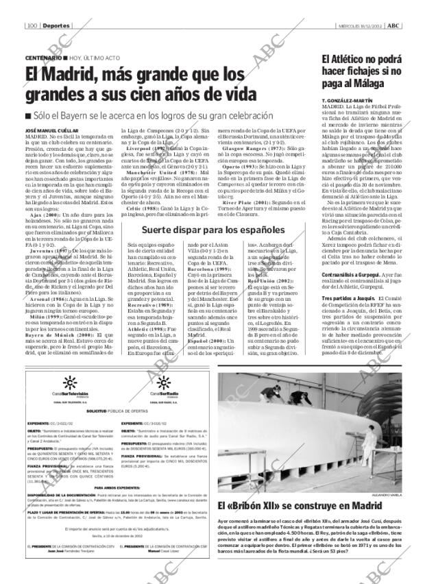 ABC MADRID 18-12-2002 página 100