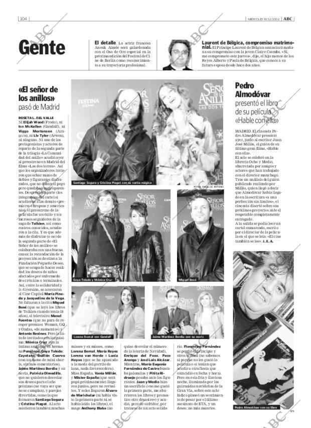 ABC MADRID 18-12-2002 página 104