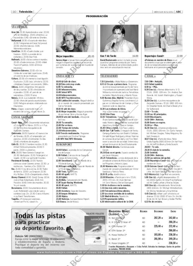 ABC MADRID 18-12-2002 página 110