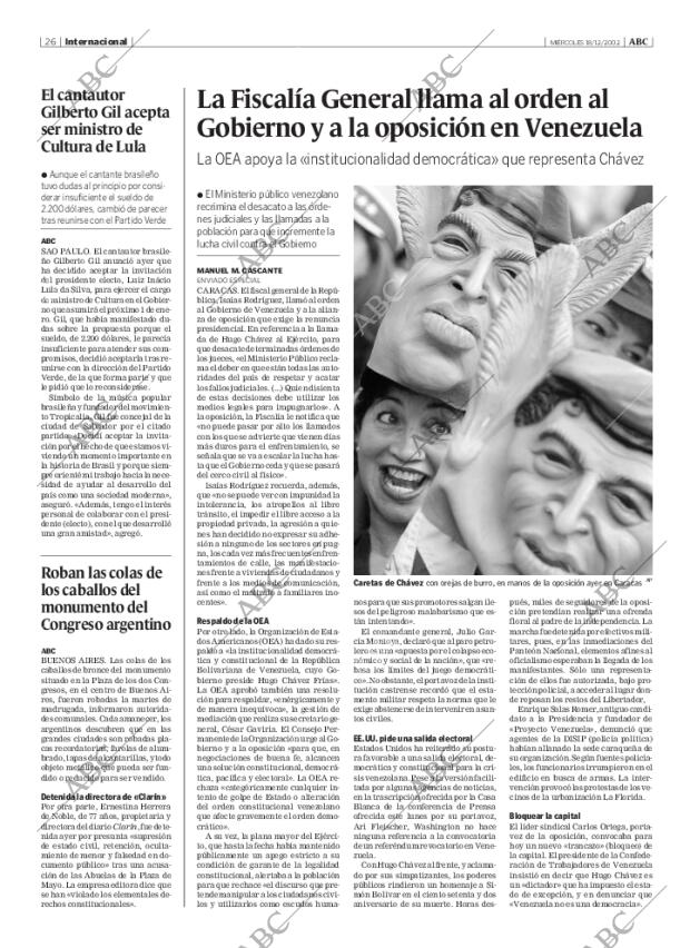 ABC MADRID 18-12-2002 página 26