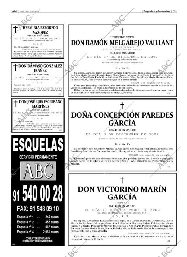 ABC MADRID 18-12-2002 página 69