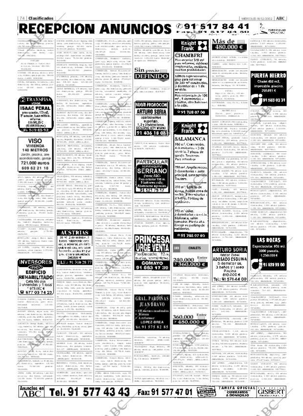 ABC MADRID 18-12-2002 página 74