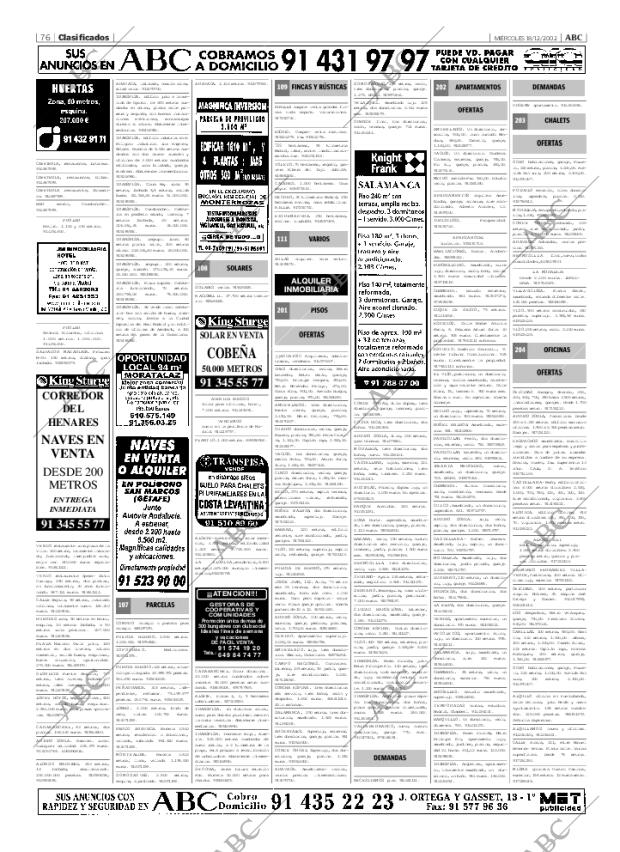 ABC MADRID 18-12-2002 página 76