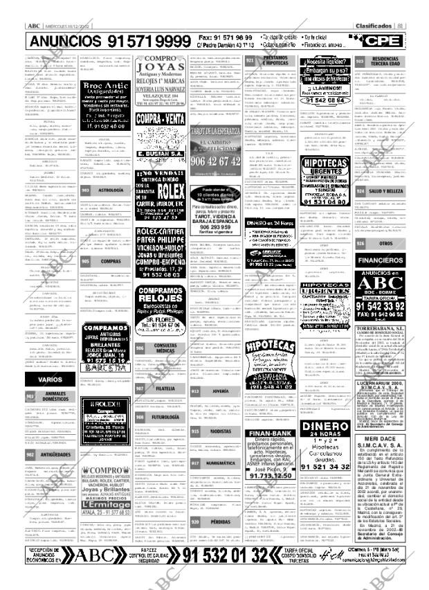 ABC MADRID 18-12-2002 página 81