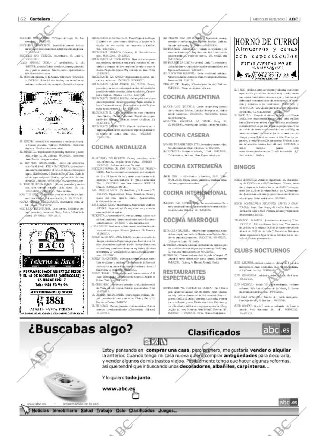 ABC SEVILLA 18-12-2002 página 62