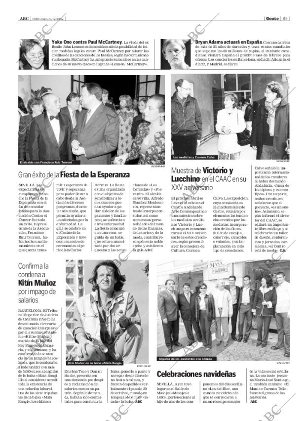 ABC SEVILLA 18-12-2002 página 85
