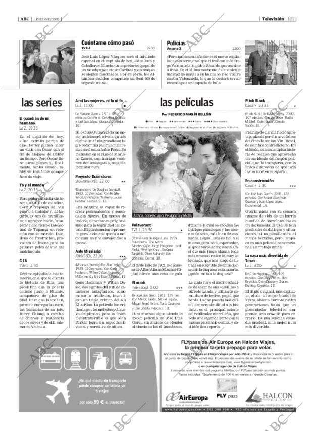 ABC MADRID 19-12-2002 página 101