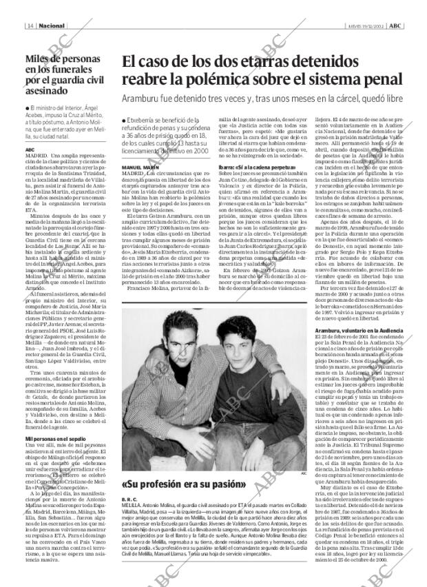 ABC MADRID 19-12-2002 página 14