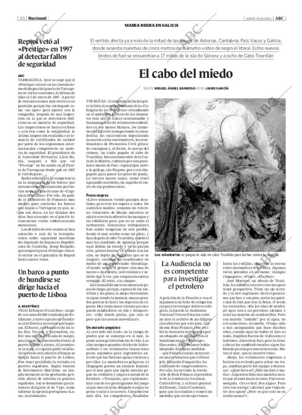 ABC MADRID 19-12-2002 página 20