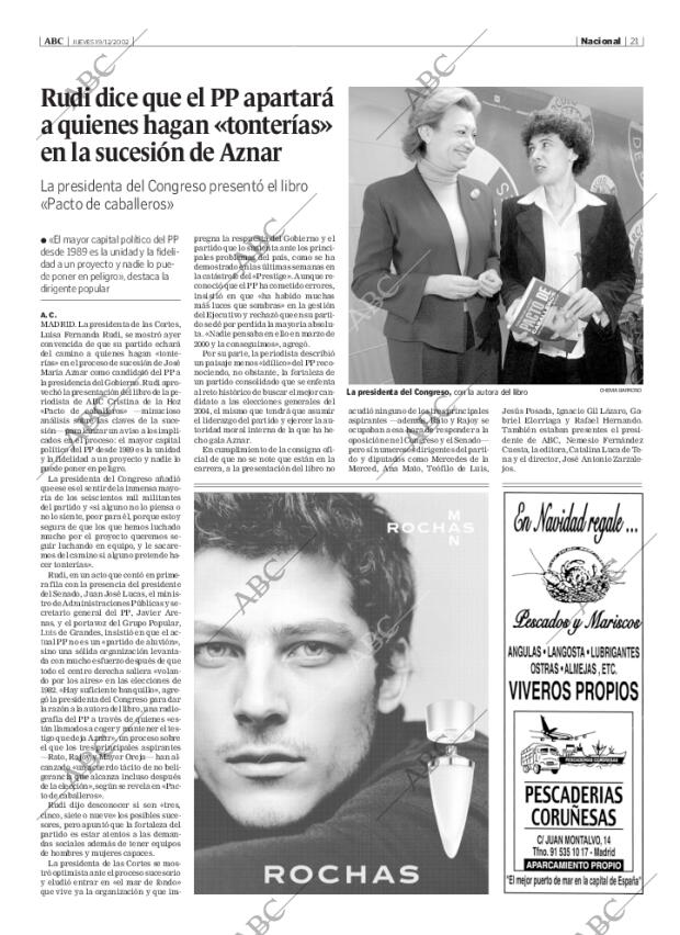 ABC MADRID 19-12-2002 página 21