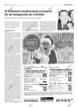 ABC MADRID 19-12-2002 página 27