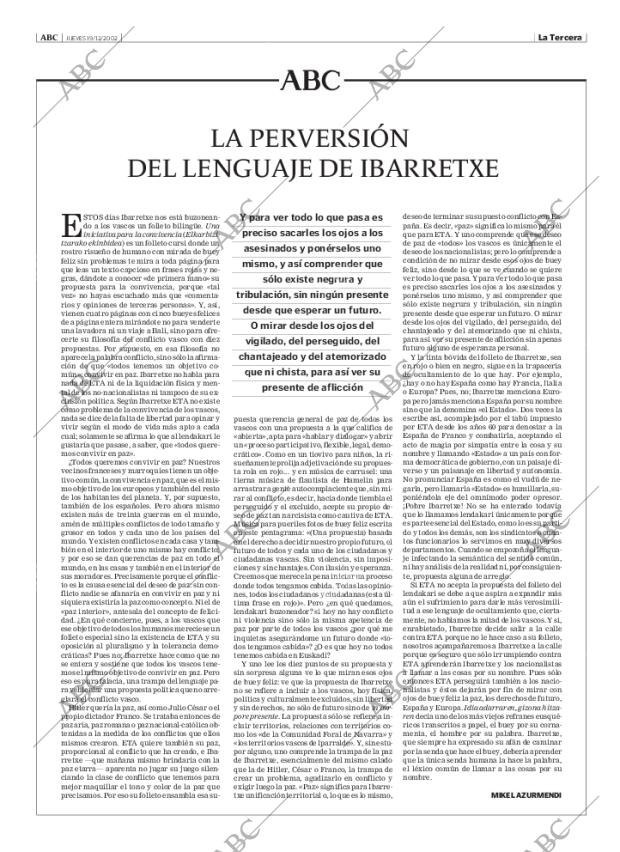 ABC MADRID 19-12-2002 página 3