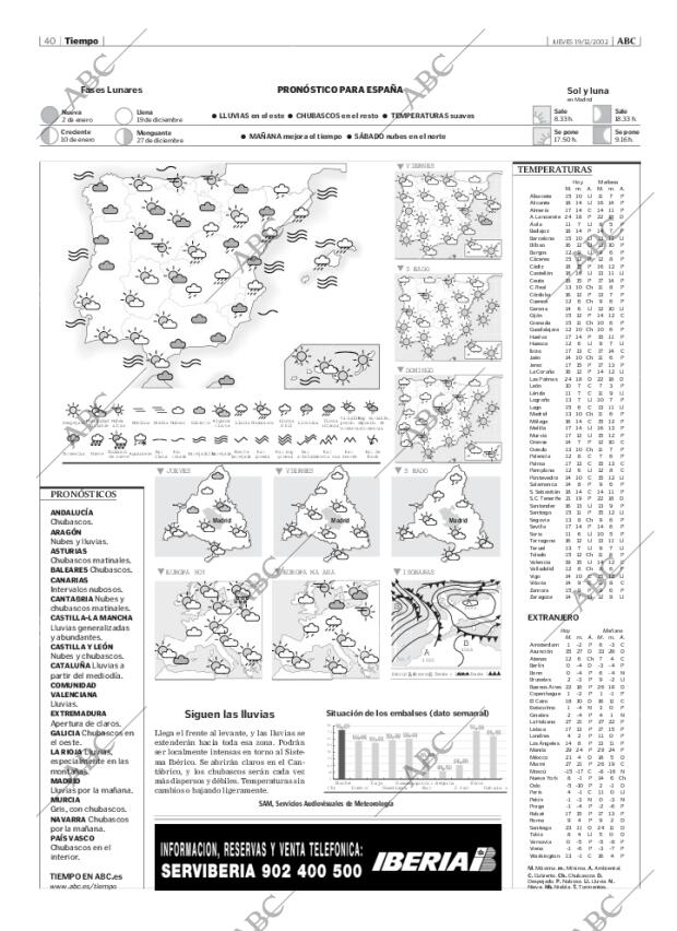 ABC MADRID 19-12-2002 página 40