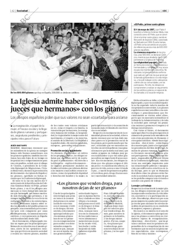 ABC MADRID 19-12-2002 página 42