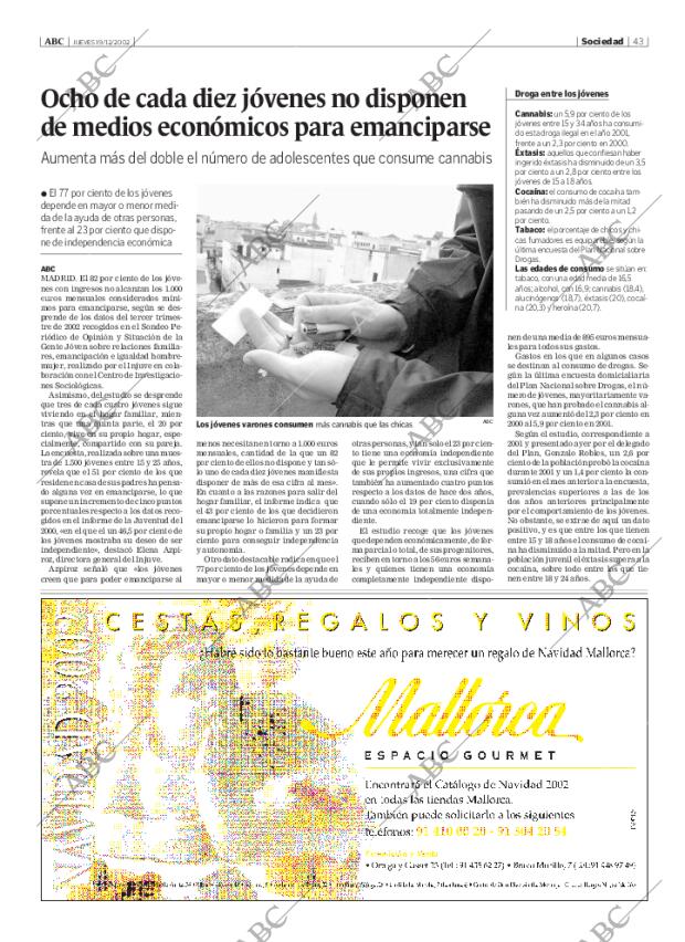 ABC MADRID 19-12-2002 página 43