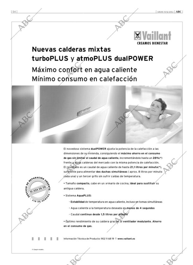 ABC MADRID 19-12-2002 página 54