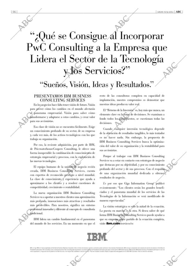 ABC MADRID 19-12-2002 página 56