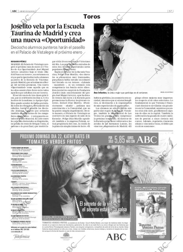 ABC MADRID 19-12-2002 página 57