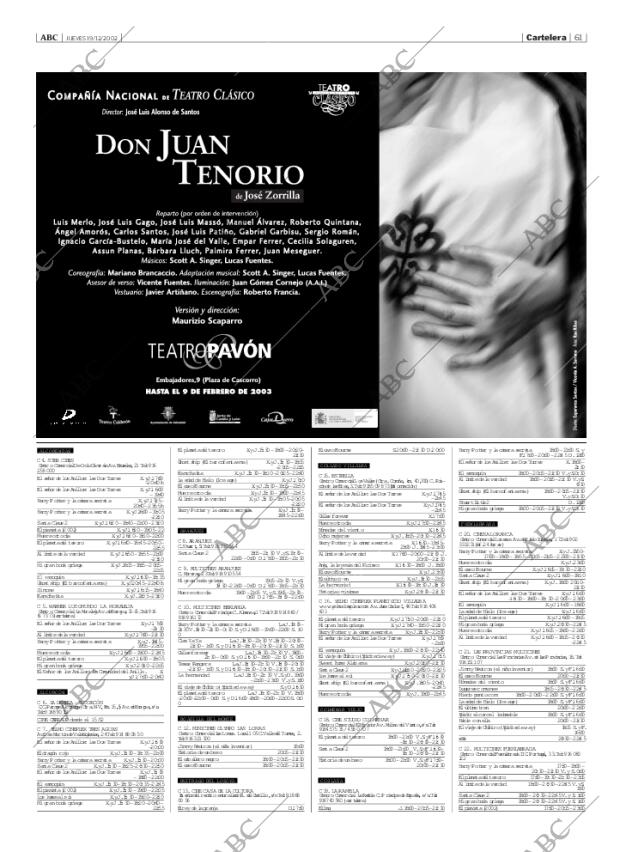 ABC MADRID 19-12-2002 página 61