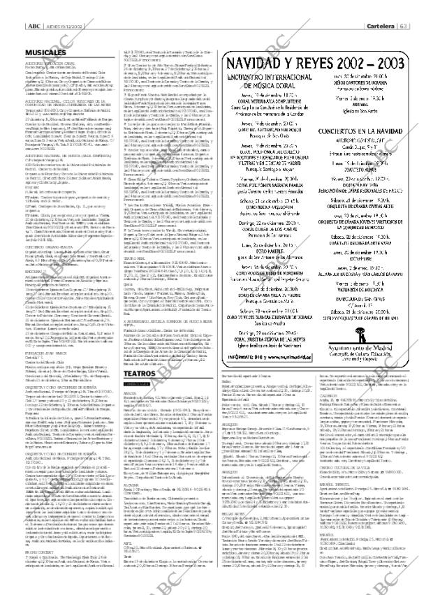 ABC MADRID 19-12-2002 página 63