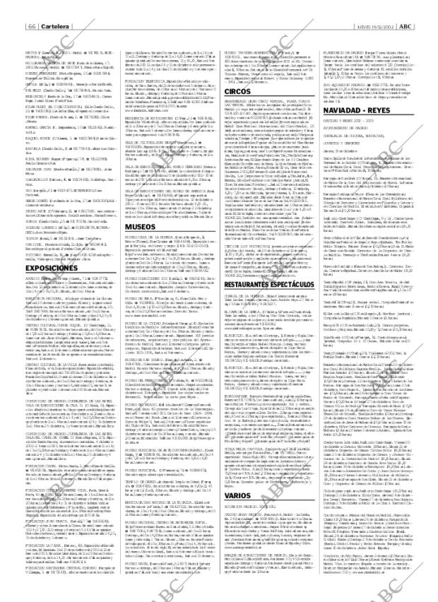 ABC MADRID 19-12-2002 página 66