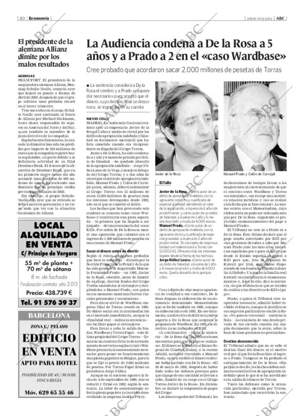 ABC MADRID 19-12-2002 página 80