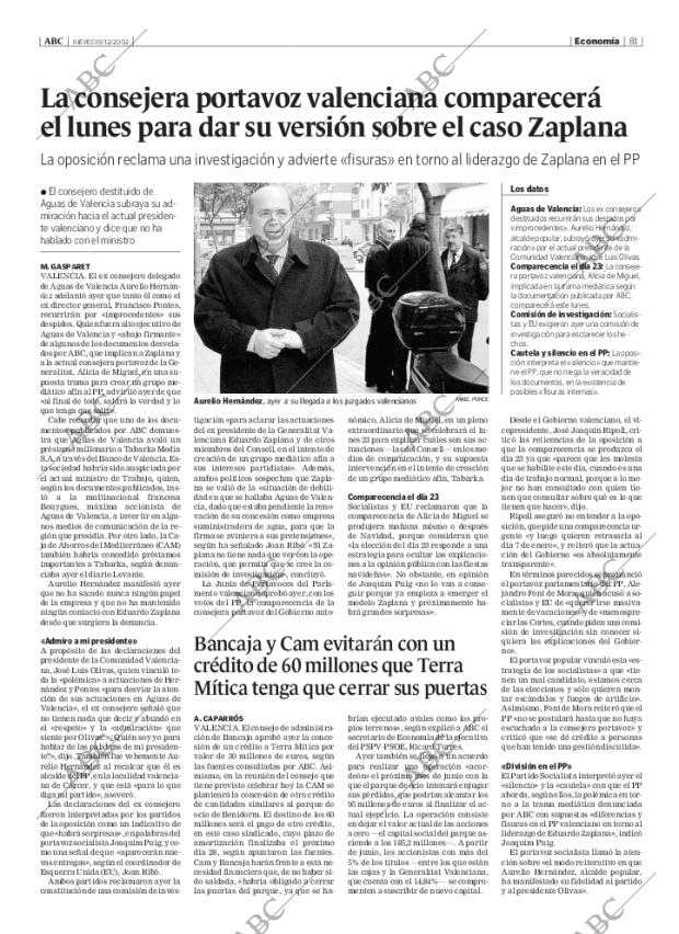 ABC MADRID 19-12-2002 página 81