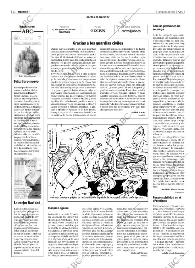 ABC MADRID 20-12-2002 página 10