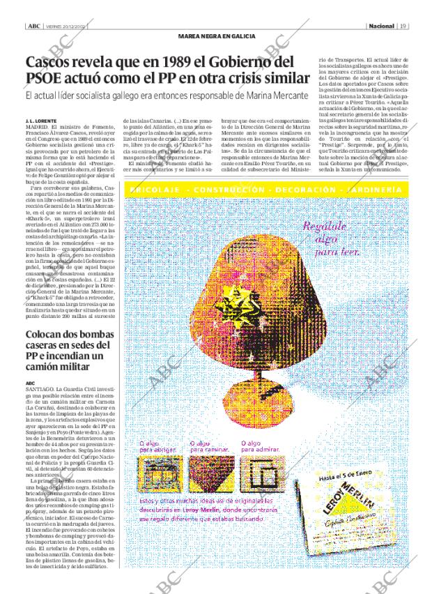 ABC MADRID 20-12-2002 página 19
