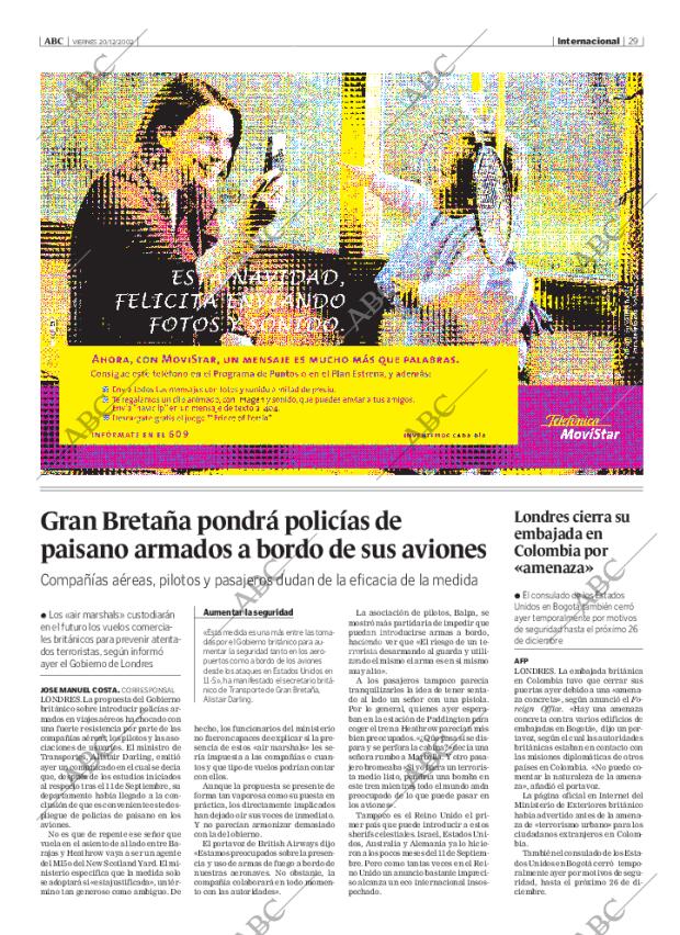 ABC MADRID 20-12-2002 página 29