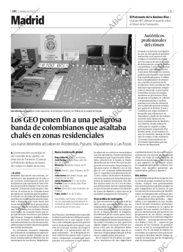 ABC MADRID 20-12-2002 página 31