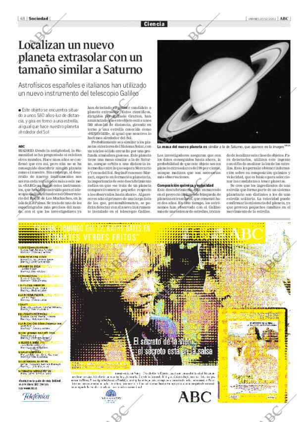 ABC MADRID 20-12-2002 página 48