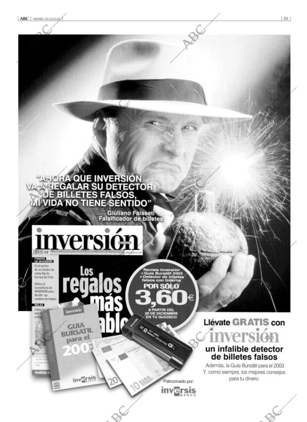 ABC MADRID 20-12-2002 página 59