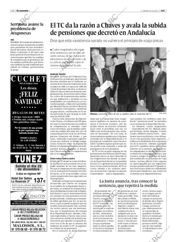 ABC MADRID 20-12-2002 página 88