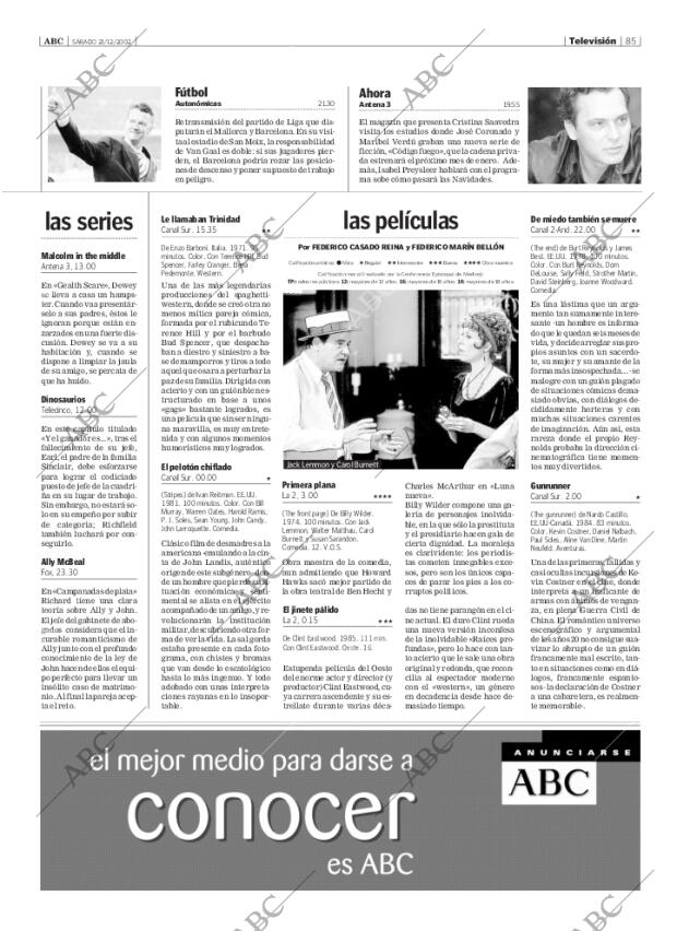 ABC SEVILLA 21-12-2002 página 85