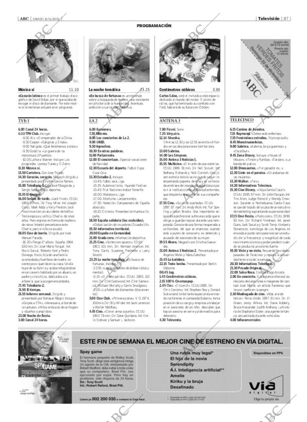 ABC SEVILLA 21-12-2002 página 87