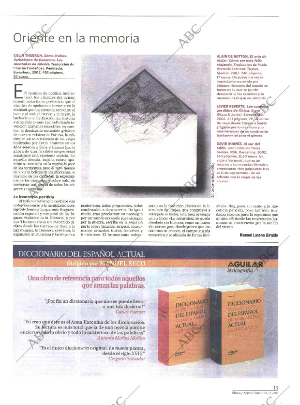 CULTURAL MADRID 21-12-2002 página 13