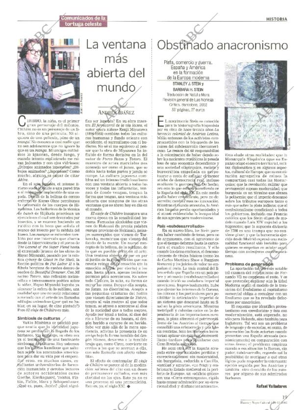 CULTURAL MADRID 21-12-2002 página 19