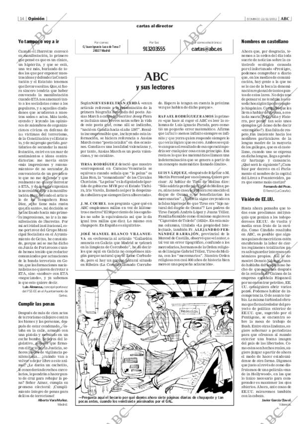 ABC MADRID 22-12-2002 página 14