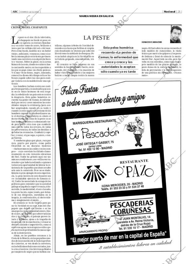 ABC MADRID 22-12-2002 página 21