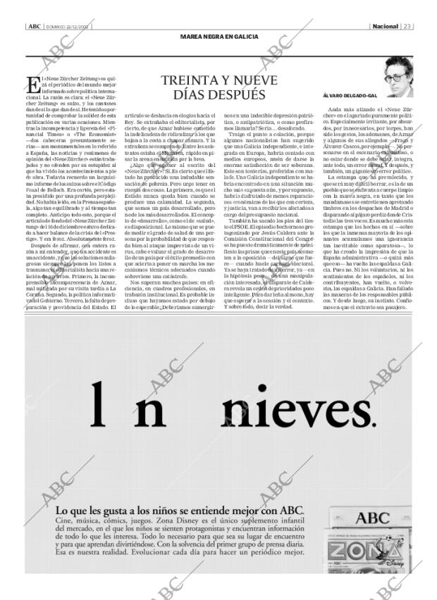 ABC MADRID 22-12-2002 página 23