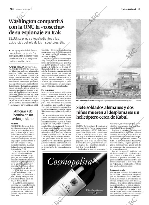 ABC MADRID 22-12-2002 página 31