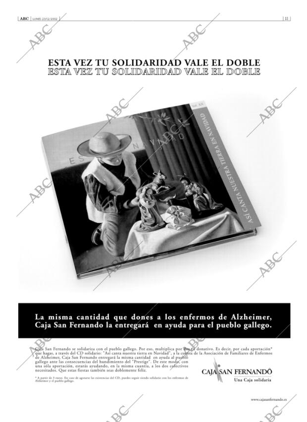 ABC SEVILLA 23-12-2002 página 11