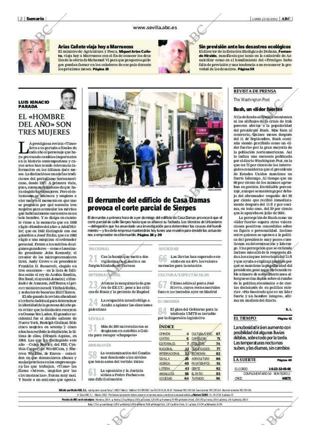 ABC SEVILLA 23-12-2002 página 2