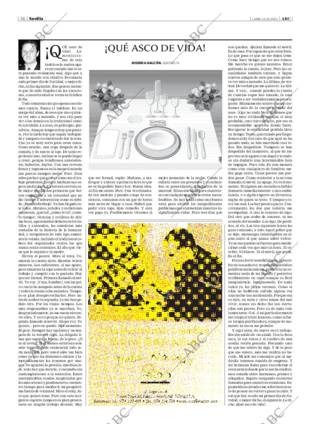 ABC SEVILLA 23-12-2002 página 36