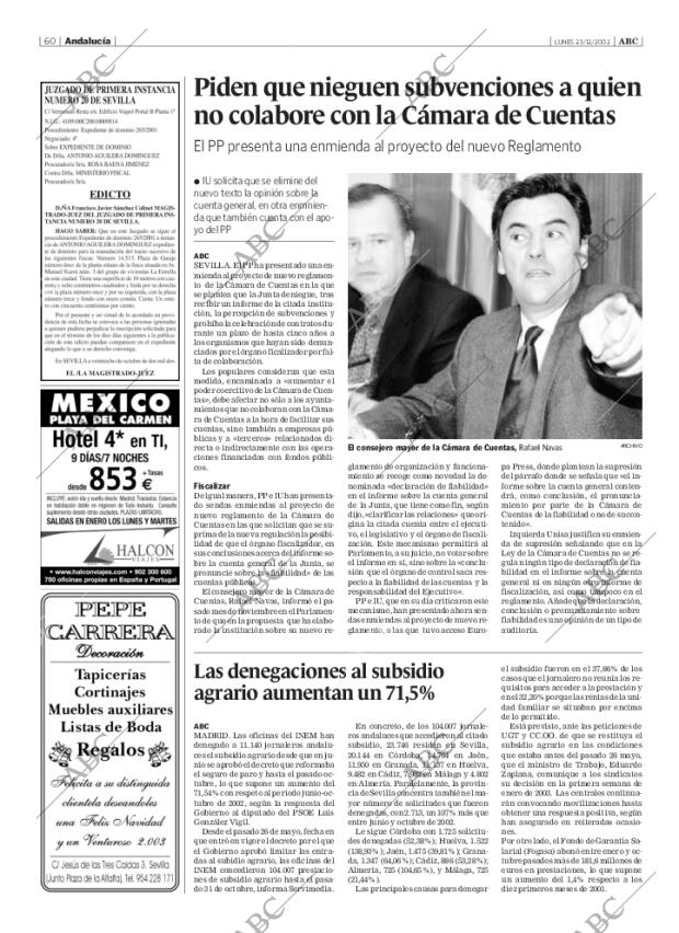 ABC SEVILLA 23-12-2002 página 60