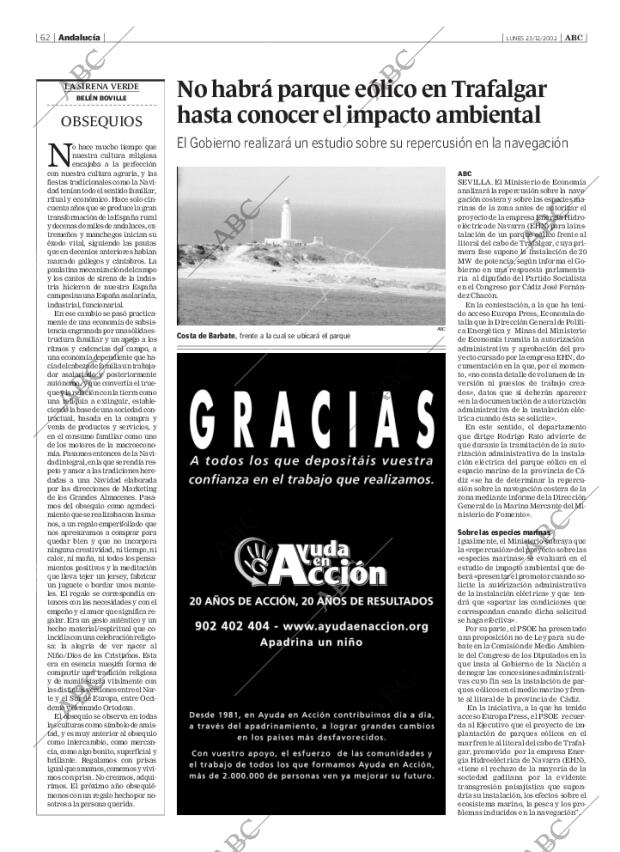 ABC SEVILLA 23-12-2002 página 62