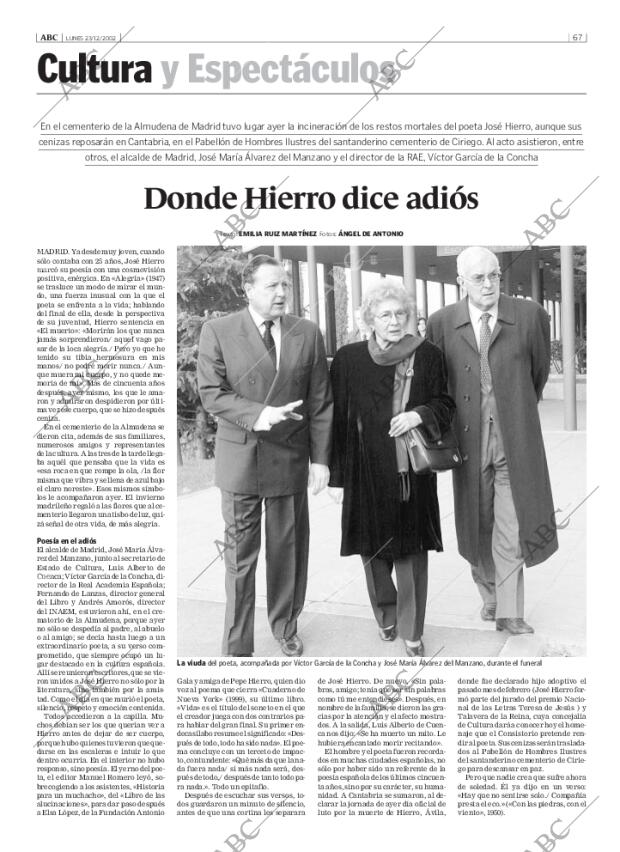 ABC SEVILLA 23-12-2002 página 67