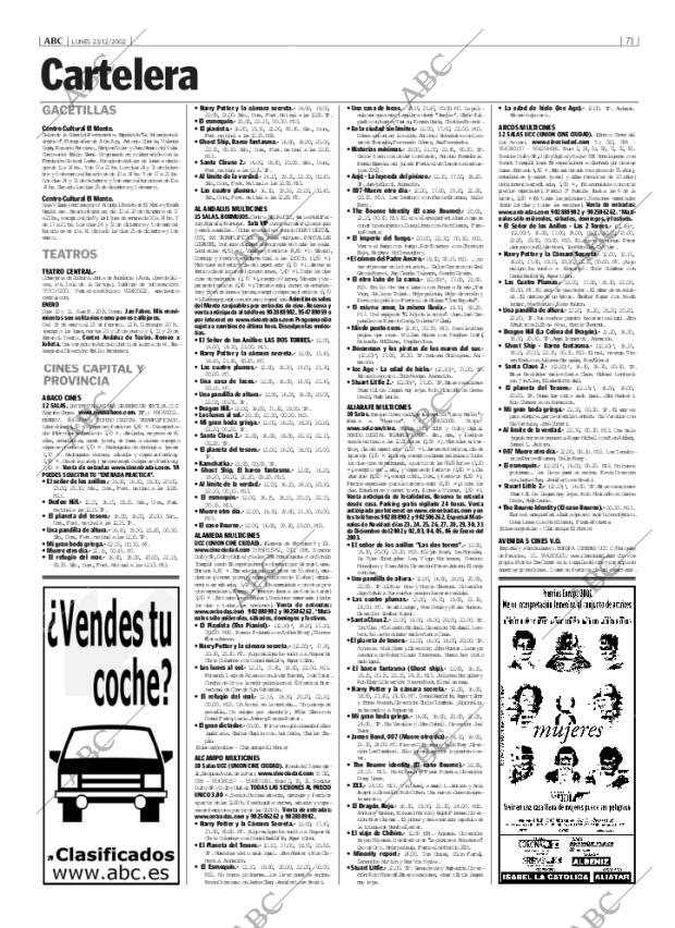 ABC SEVILLA 23-12-2002 página 71